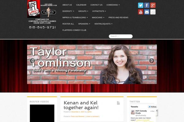 h2fcomedy.com site used Parallax Pro