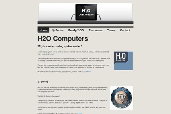 h2o-computer.com site used Weblog