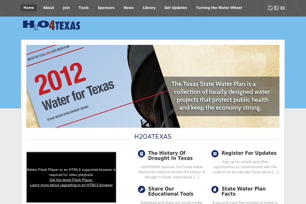 h2o4texas.org site used Advocatetheme