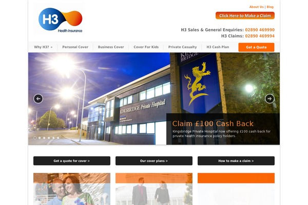 h3insurance.com site used H3