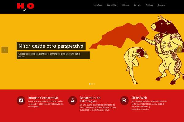Flat Theme theme site design template sample