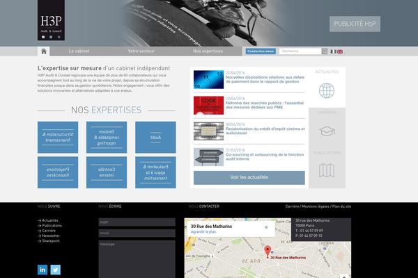 Roots theme site design template sample