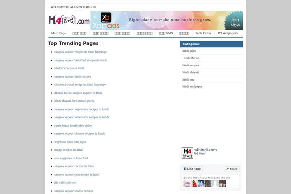 Channelpro theme site design template sample