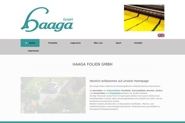 Vantage theme site design template sample