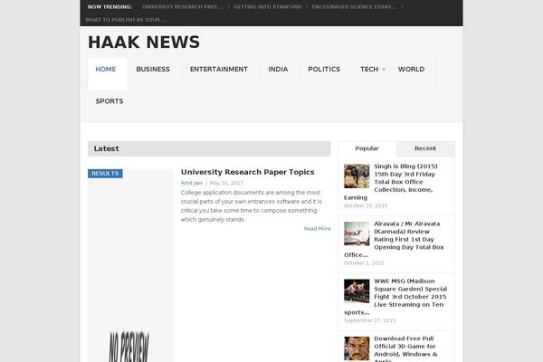 Site using WP Subscribe plugin