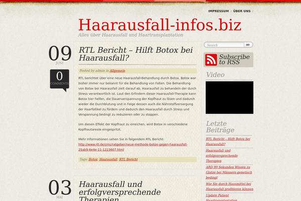 Bold Life theme site design template sample