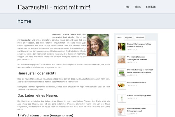 Simplicity theme site design template sample
