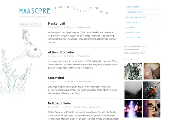 Ascetica theme site design template sample