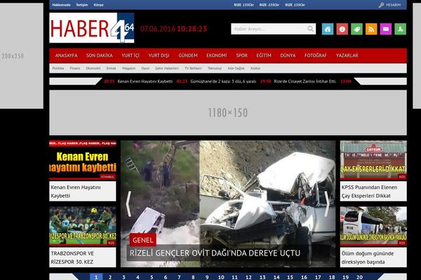 haber464.com site used Enginhaber1.3