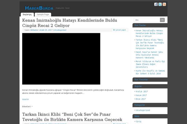 Thehaberv3 theme site design template sample