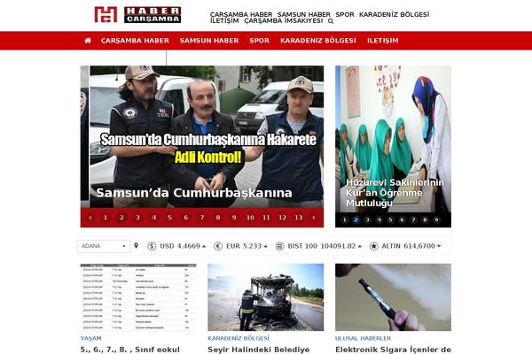 Thehaberv3 theme site design template sample