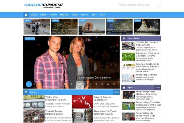 Kanews theme site design template sample