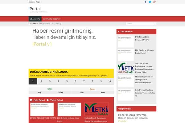 habergunu.net site used Iportal