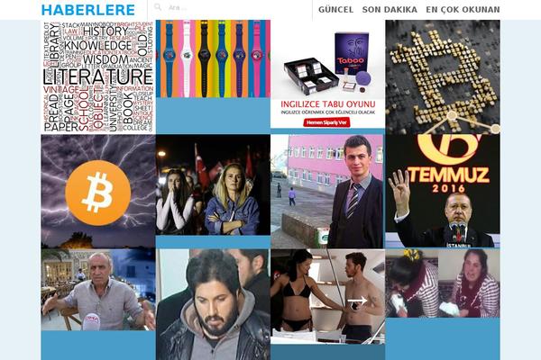 haberlere.com site used Haberler