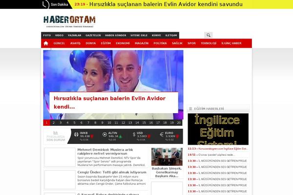 haberortam.com site used Thehaber