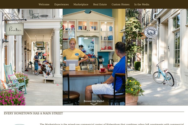 Parallax theme site design template sample