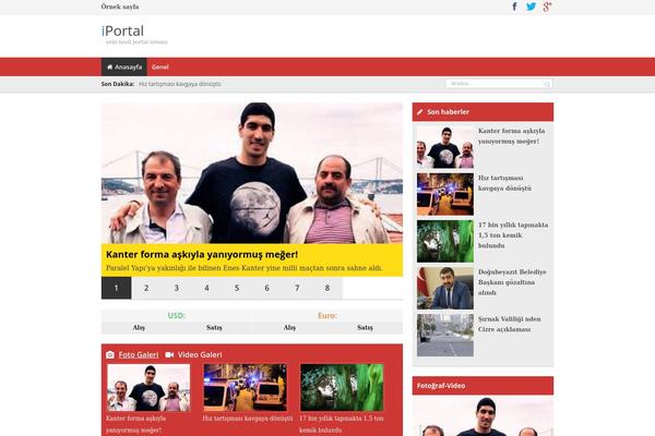 Iportal theme site design template sample