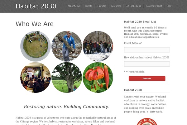 habitat2030.org site used Kore