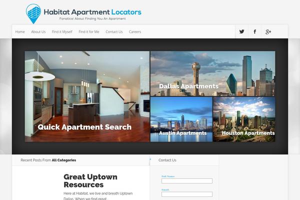 Nexus theme site design template sample