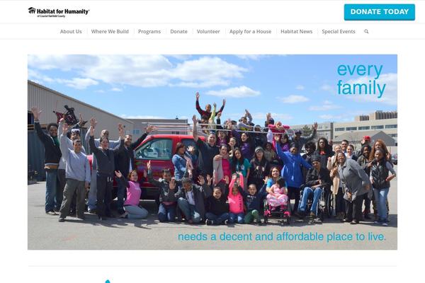 Enfold-child theme site design template sample