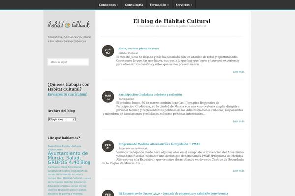 habitatcultural.com site used Focus