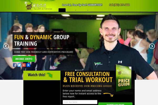 habitatfit.com site used Fitnessstudio2