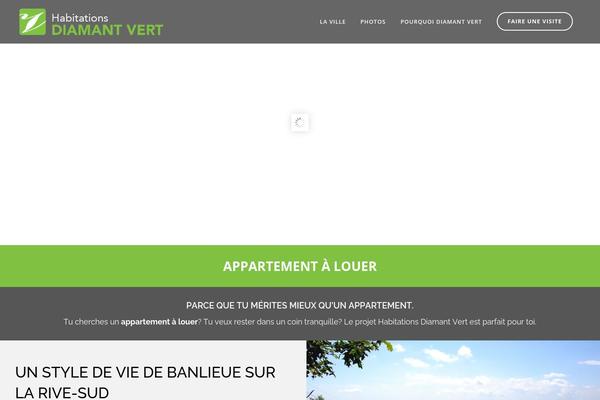 habitationsdiamantvert.com site used Maitre