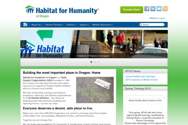 habitatoregon.org site used Hfh-oregon