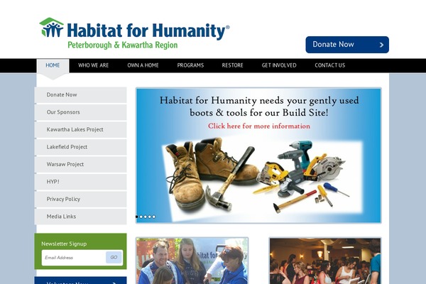 Habitat theme site design template sample