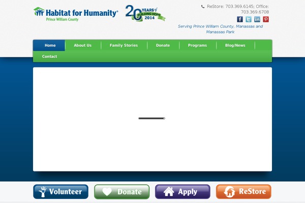 habitatpwc.org site used Infinitus