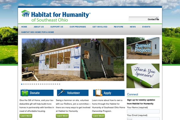 Habitat theme site design template sample