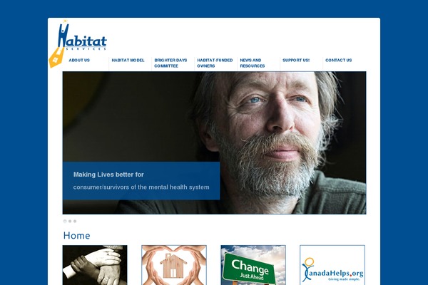 Habitat theme site design template sample
