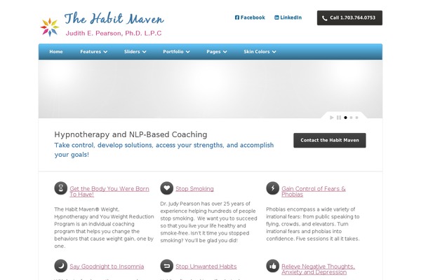 Nexus theme site design template sample