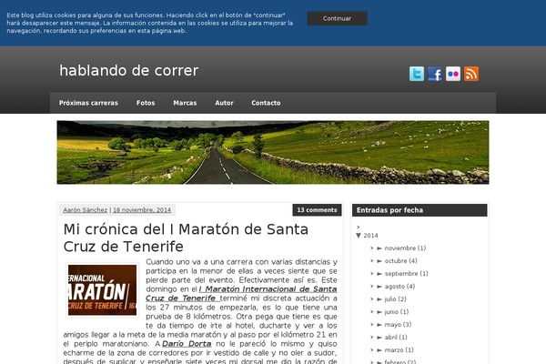 hablandodecorrer.com site used zeeSynergie