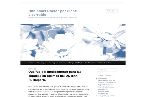 Twenty Eleven theme site design template sample