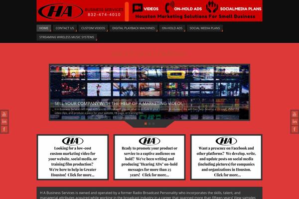 Parabola theme site design template sample
