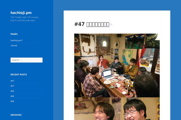 Twenty Fifteen theme site design template sample