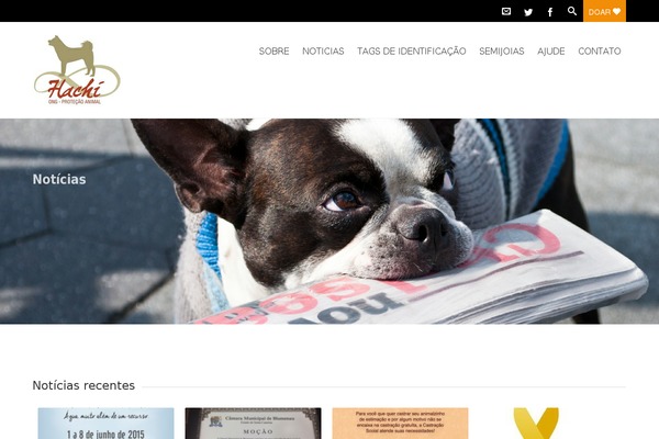 Charitas theme site design template sample