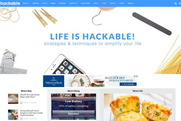hackable.com site used Mashmag
