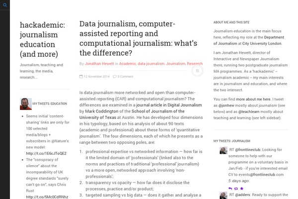 hackademic.net site used DW Minion