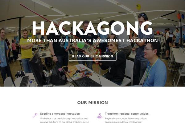 hackagong.com site used Hackagong-child