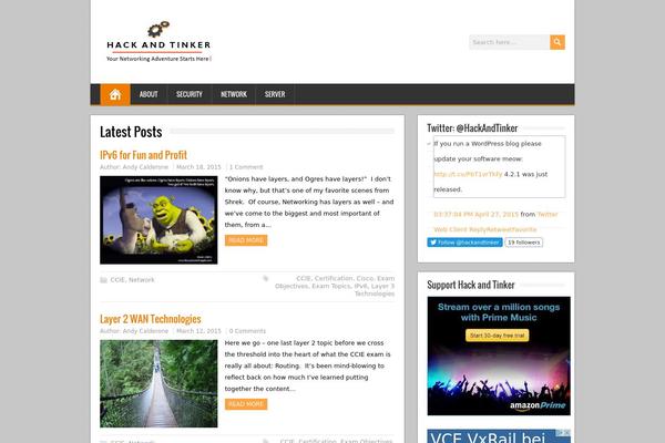 BrickYard theme site design template sample