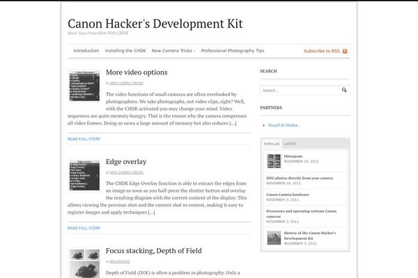 Canvas theme site design template sample