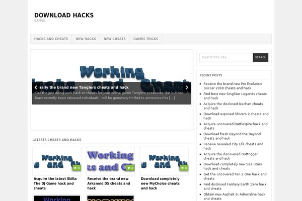 Project Ar2 theme site design template sample