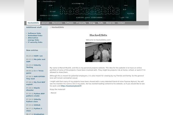 Afterburner theme site design template sample