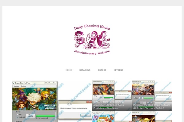 hackedcheatz.com site used Entrance11