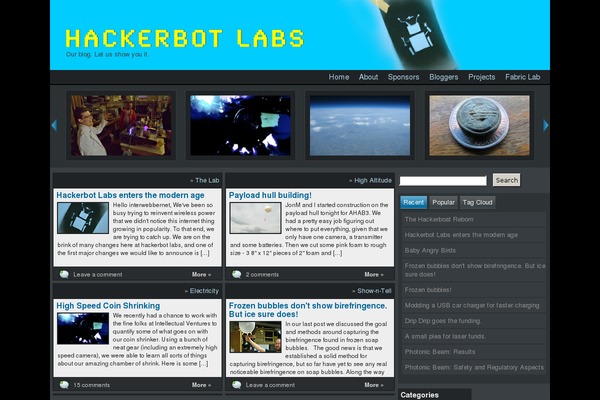 Site using Awesome Flickr Gallery plugin