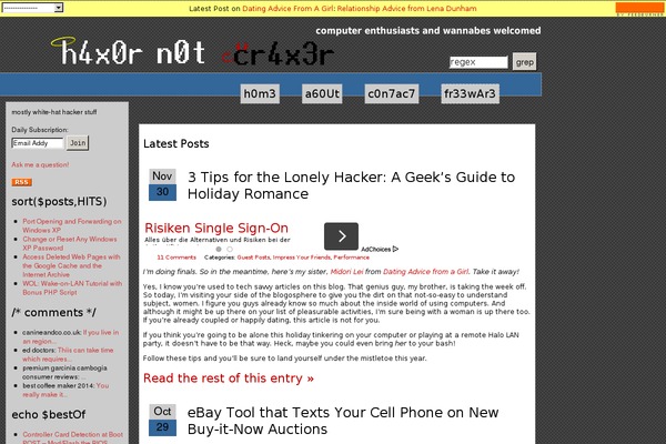 Twenty Sixteen theme site design template sample