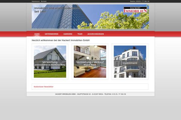 Site using Immonex-openimmo2wp plugin