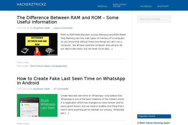 Newspaper theme site design template sample